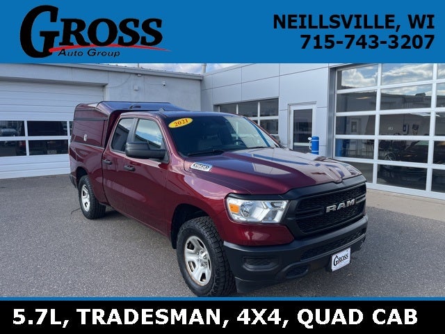2021 RAM 1500 Tradesman Quad Cab 4x4 6'4' Box