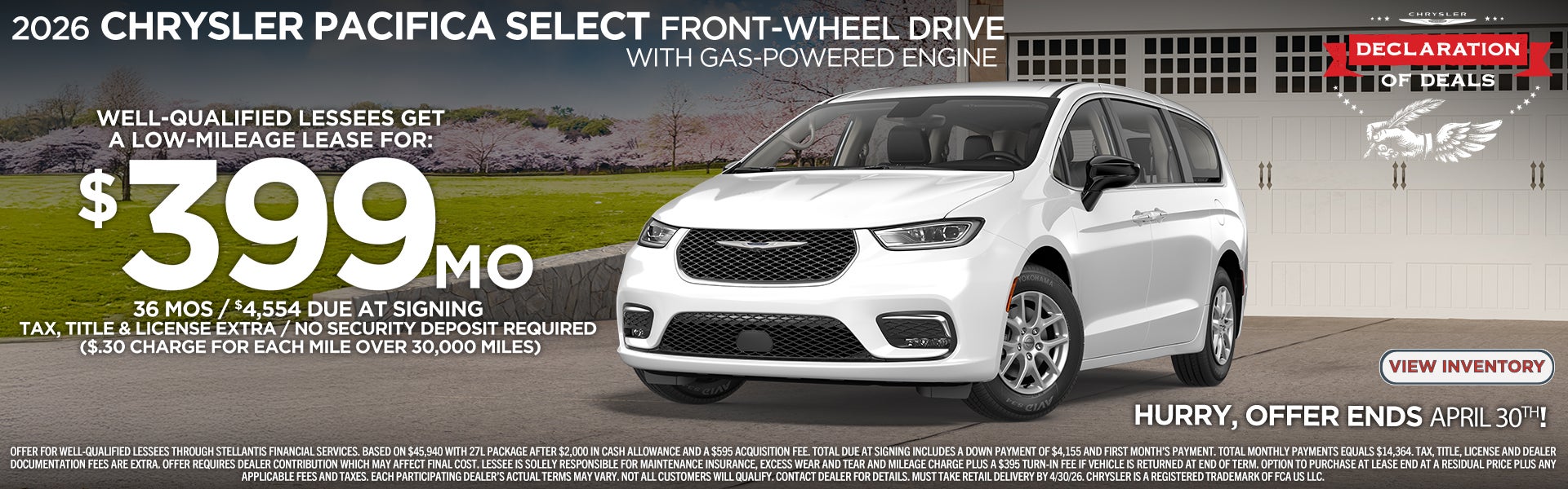 2026 Chrysler Pacifica Select