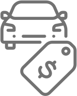car price tag icon