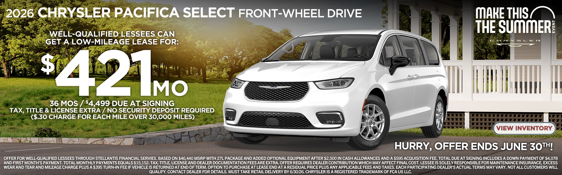 2026 Chrysler Pacifica Select