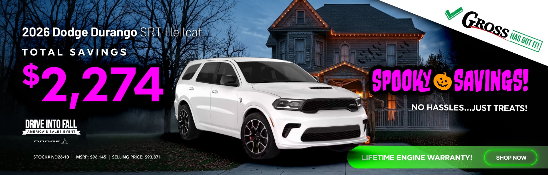 2026 DODGE DURANGO SRT HELLCAT
